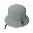 thumbnail image 1 of TOPTIE Bucket Hats for Women, Adjustable Sun Hats with Chin Strap, Fishing Hat with Protection-Light Grey, 1 of 6