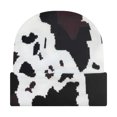 thumbnail image 1 of TOPTIE Camo Knit Beanie Hat Uniesx Winter Knitted Thermal Skull Hats for Men & Women-Cow, 1 of 8