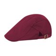 thumbnail image 1 of TOPTIE Chef Hat, Adjustable Beret Hat for Men and Women, Restaurant Cafe & Bakery Chef Cap-Red, 1 of 7
