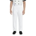 thumbnail image 1 of TOPTIE Classic Baggy White Chef Pants with Drawstring Waist Restaurant Work Uniform, 1 of 6