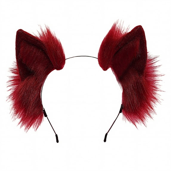 TOPTIE Wolf Animal Ears Headbands Foxy Ears Fnaf Cosplay Party Accessories Halloween Cat Headband