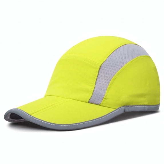 TOPTIE Foldable Baseball Cap, Breathable Nylon Running Hat, Adjustable Lightweight Marathon Hat Sun Hat for Outdoor Sports