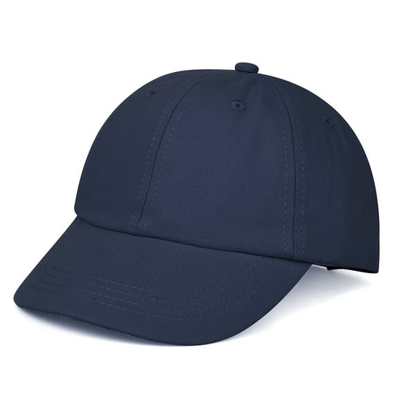 TOPTIE Kids Baseball Cap Girls & Boys Low Profile Cotton Sun Hat 2-7 Years Old-Navy-S