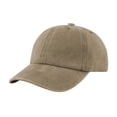 thumbnail image 1 of TOPTIE Kids Baseball Cap Washed Cotton Low Profile Sun Hat 2-7 Years Old-Khaki, 1 of 6