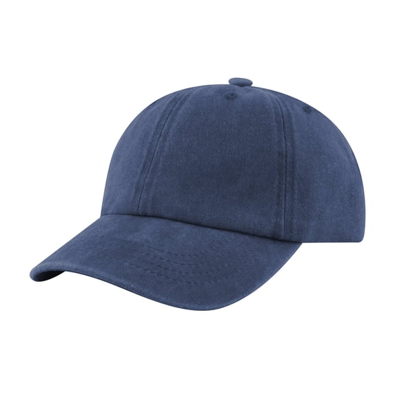 TOPTIE Kids Baseball Cap Washed Cotton Low Profile Sun Hat 2-7 Years Old-Navy