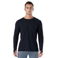 thumbnail image 1 of TOPTIE Men's Dry Fit Long Sleeve Sport T Shirts for Athletic Running, Casual Workout-Black-XL, 1 of 7