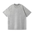 thumbnail image 1 of TOPTIE Oversized T Shirt Cotton Vintage Washed Tee Loose Fit Unisex Tops Drop Shoulder-Light Gray-XL, 1 of 7