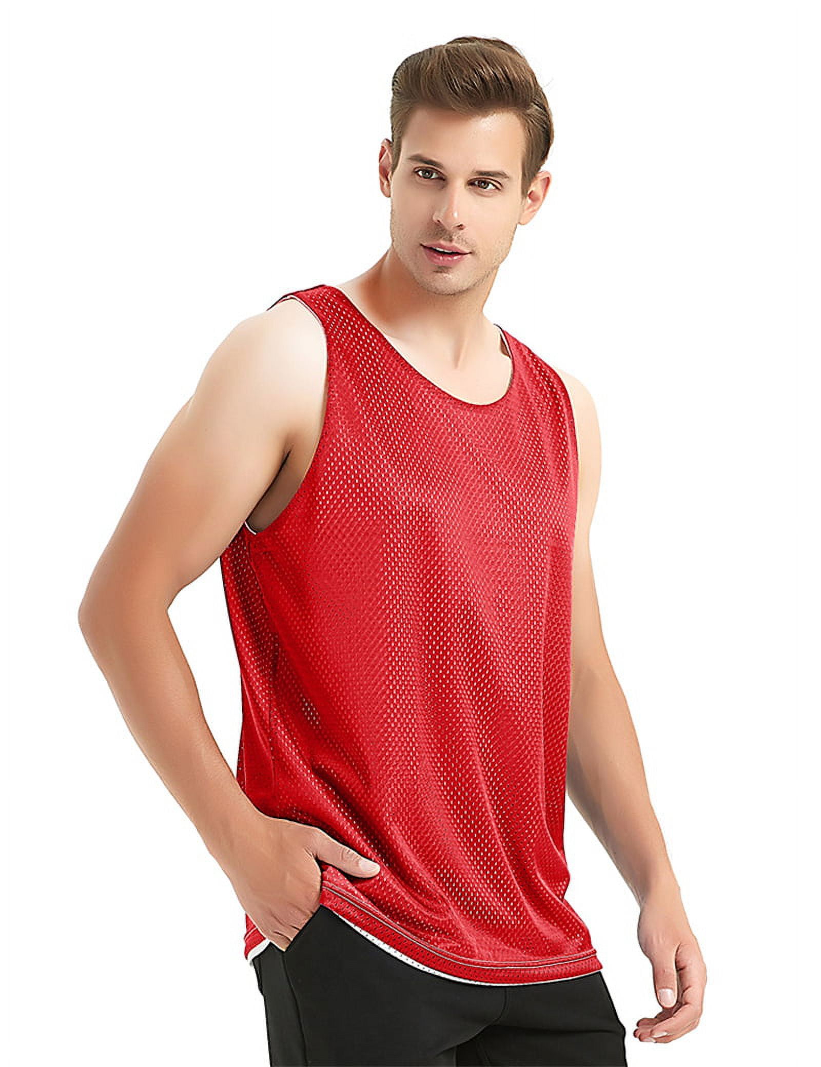 Nke Mens Basketball Tank Top Reversble Mesh Sz L De… - Gem