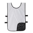 thumbnail image 1 of TOPTIE Reversible Scrimmage Pinnies Practice Jerseys Soccer Training Vest for Adult / Child-Black/White-Child, 1 of 7