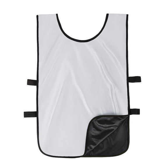 TOPTIE Reversible Scrimmage Pinnies Practice Jerseys Soccer Training Vest for Adult / Child-Black/White-Child