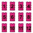 thumbnail image 1 of TOPTIE Sets of 12 Numbered Training Vest (#1-12), Soccer Pinnies, 1 of 7