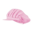 thumbnail image 1 of TOPTIE Short Brim Chef Hat for Women - Adjustable, Breathable Hair Net for Kitchen Cooking, Food Service, Working-Pink, 1 of 7