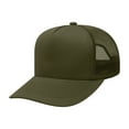 thumbnail image 1 of TOPTIE Snapback Baseball Cap Mid Profile Mesh Back Cotton Twill-Armygreen, 1 of 7