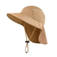thumbnail image 1 of TOPTIE Sun Bucket Hats, UPF 50+ Fishing Hat with Neck Flap, Quick-Drying Breathable Hat with Wide Brim for Hiking Fishing, 1 of 7