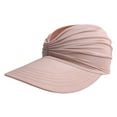thumbnail image 1 of TOPTIE Sun Visor Hat Wide Brim Foldable Elastic Hat Quick-Dry-Pink, 1 of 5