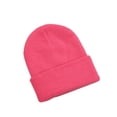 thumbnail image 1 of TOPTIE Toddler Baby Girls Boys Cuffed Knit Beanie Hat Uniesx Winter Knitted Skull Hats for Kids-Hot Pink, 1 of 7