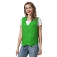 thumbnail image 1 of TOPTIE Unisex Button Vest Work Wear Uniform Vest-Green-3XL, 1 of 9