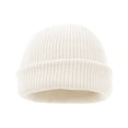 thumbnail image 1 of TOPTIE Winter Cuffed Fisherman Beanie Knit Hats Unisex, Warm & Soft Toboggan Cap-White, 1 of 8
