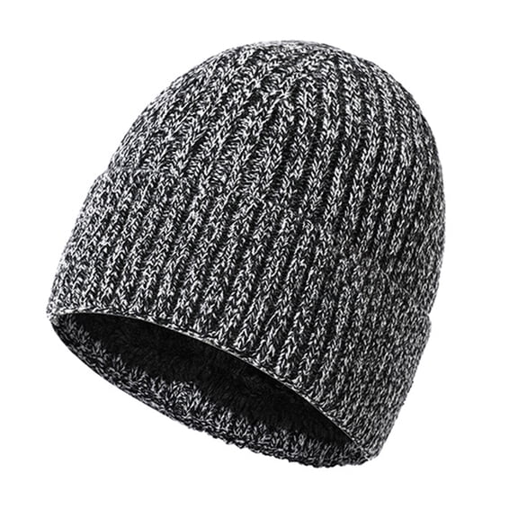 TOPTIE Winter Fleece Lined Beanie Thermal Knitted Hat Skull Cap for Men & Women-LIGHTGREY