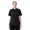thumbnail image 1 of TOPTIE Women's Essential Snap Chef Coat Restaurant Cook Jacket Uniform Shirt, 1 of 7