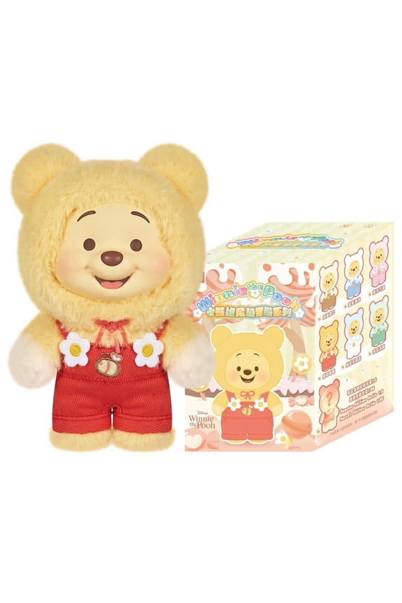 TOPTOY Disney Winnie the Pooh Candy Bear Series Vinyl Plush Keychain Blind Box
