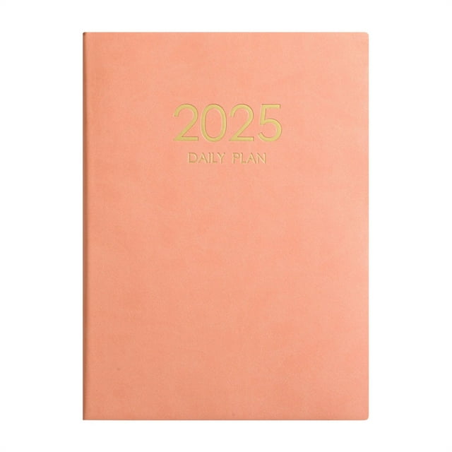 TOPUNDER Notebook,2025 A4 Premium English Calendar Notebook 180 Sheets