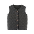 TOPUNDER Toddler Girls Boys Spring Winter Sleeveless Vest Button Down
