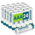 TOPUSSE 24 Pack AAA Batteries, Long Lasting Alkaline 1.5v LR03