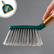 TOPUUTP Juego compacto de cepillo y recogedor de escritorio para barrer el escritorio, cepillo combinado de limpieza del hogar