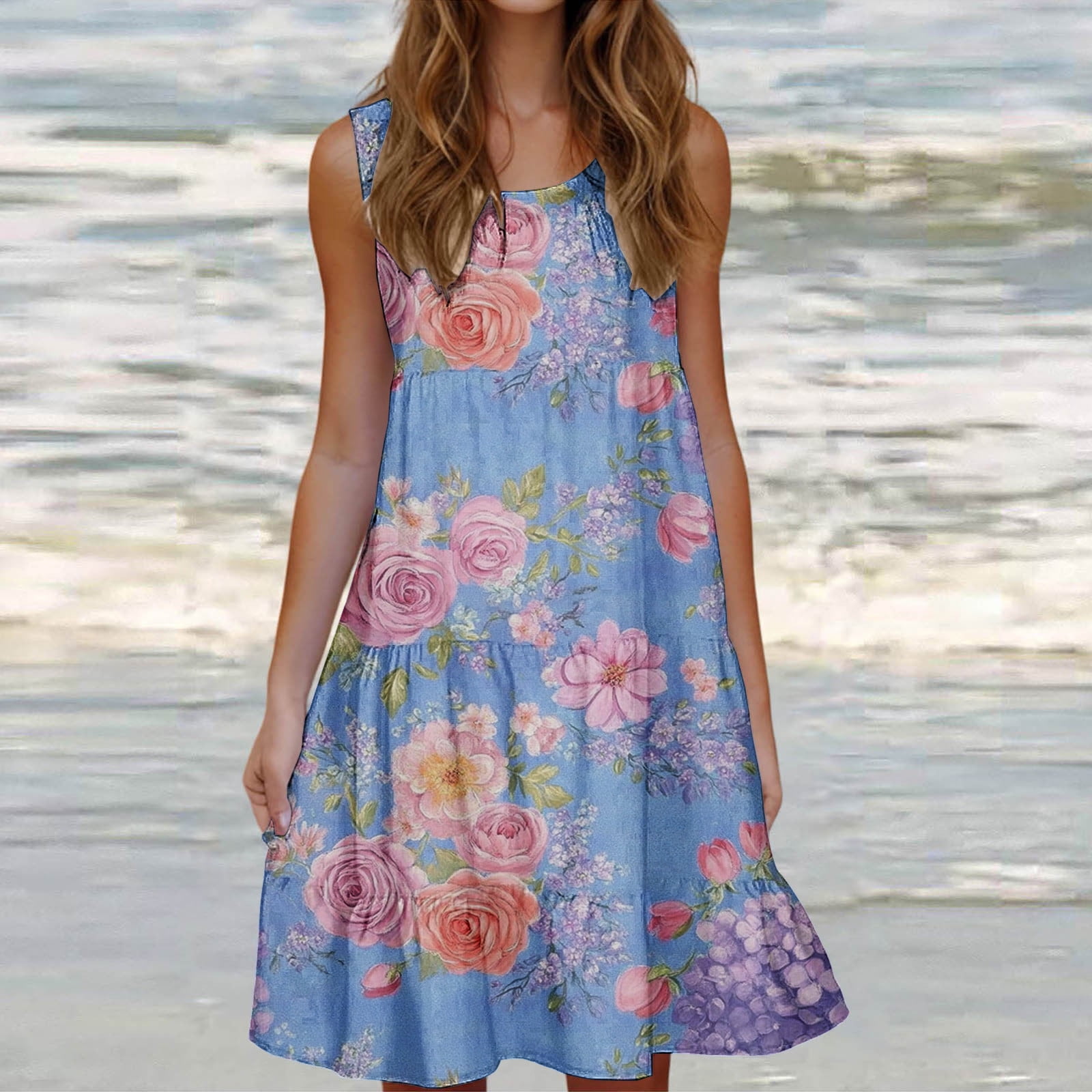 Loose and light summer dress
