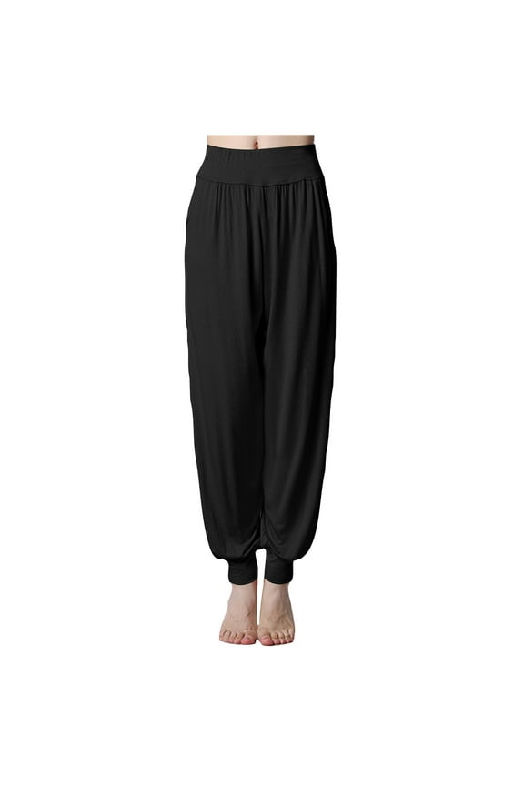 Womens Modal Cotton Soft Yoga Sports Dance Harem Pants