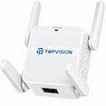 thumbnail image 1 of TOPVISION 1500Mbps WiFi Extender, Dual Band 2.4GHz & 5GHz WiFi Extender Signal Booster, Internet Extender WiFi Booster with Ethernet Port, Up to 1500 Sq. Ft & 35 Devices, WiFi Repeater for Home, 1 of 9