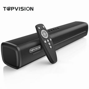 TOPVISION 2.1 Ch Sound Bar for TV, Bluetooth 5.4 Sound Bar with Subwoofer with HDMI ARC/Optical/Aux/USB, 3D Surround Sound System for gifts