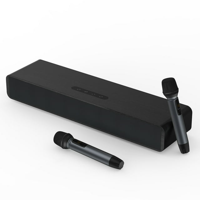 TOPVISION 2.1ch Soundbar with 2 Microphones, Bluetooth 5.0 Sound Bars