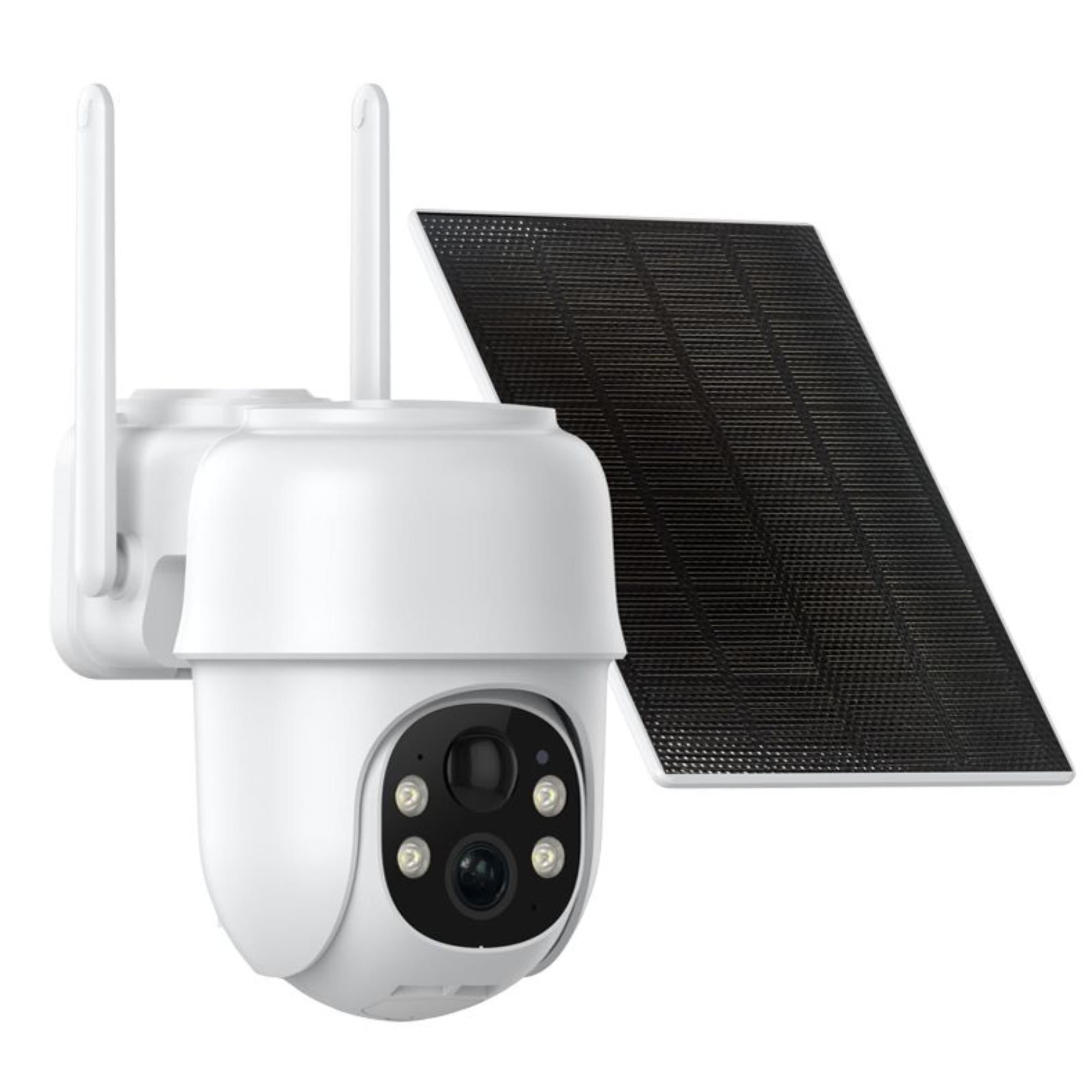 TOPVISION 2K Solar Security Camera Outdoor with Spotlight, Wireless