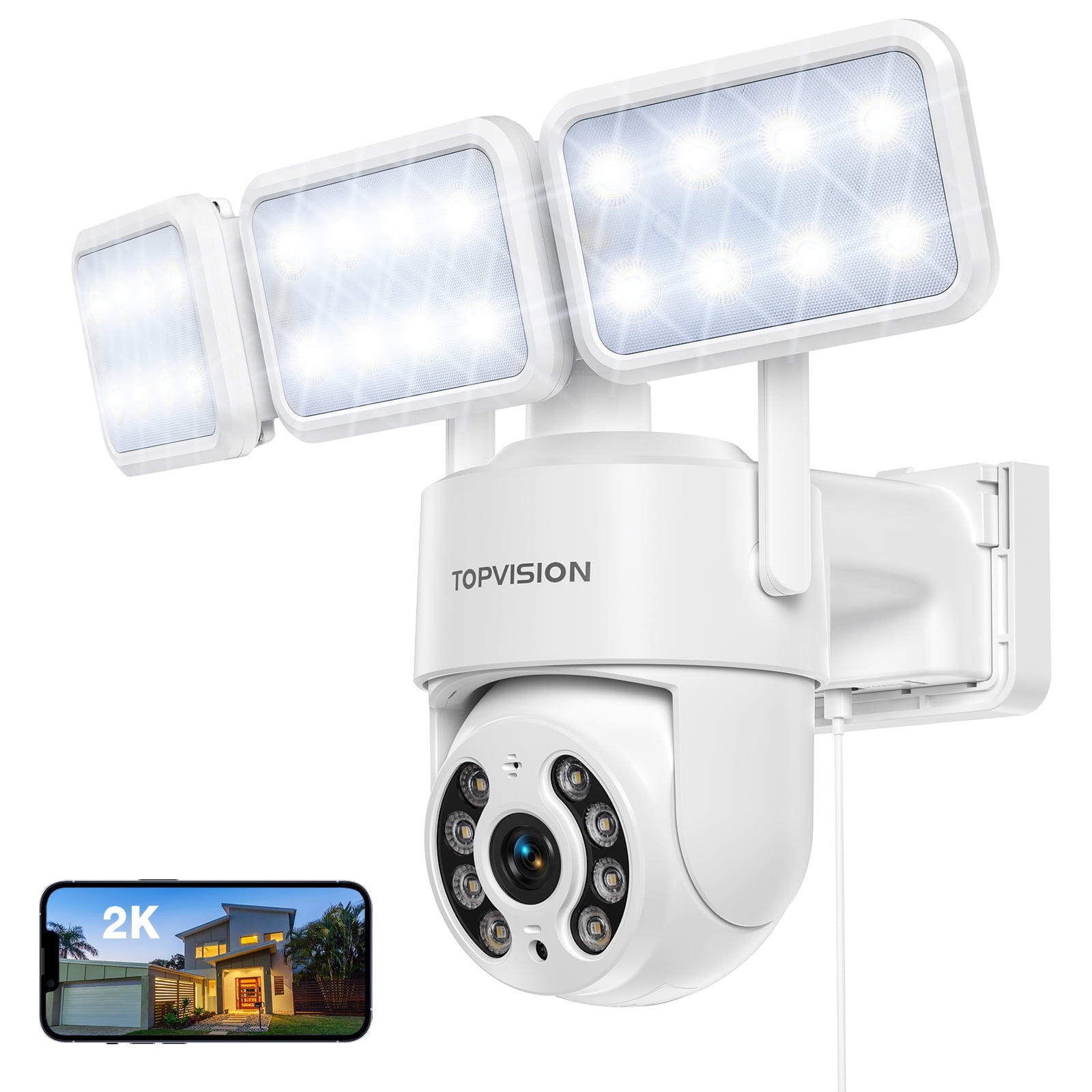 TOPVISION 4MP Security Floodlight Camera, Outdoor Nigeria Ubuy