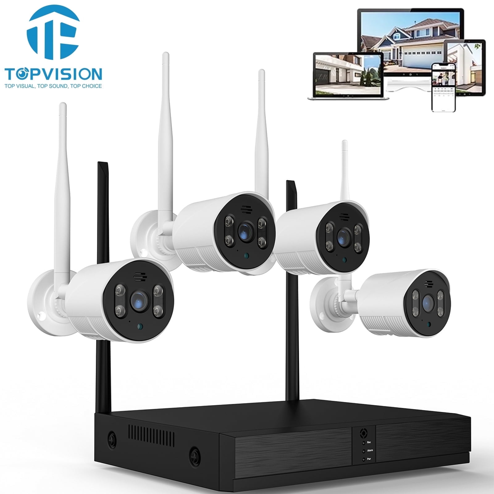 Night Vision Best Indoor Cctv Wifi Camera TOPVISION 4Pcs
