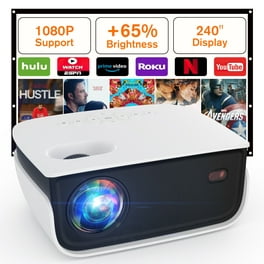 Wimius P64 1080P Full HD Projector, 500 ANSI 15000L 4K Supported, WiFi 6  Bluetooth Projector with Autofocus and Keystone Correction