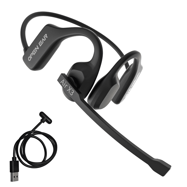 TOPVISION OPEN Ear Headphones, Air Conduction Bluetooth Headset