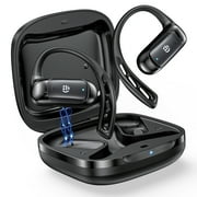 TOPVISION Wireless Earbuds, Open Ear Headphones with 64H Total Battery, Dual EQ Sound Modes, Clear Call Mic, Bluetooth 5.4, Ultra-Lightweight Fit for Running, Workout, Gym