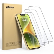 TOPVISION 3-Pack Enhanced Screen Protector for iPhone 13/14/13 Pro6.1", 9H Hardness, Shatter Protection, HD Clear Tempered Glass, Full Coverage Easy, Case Friendly