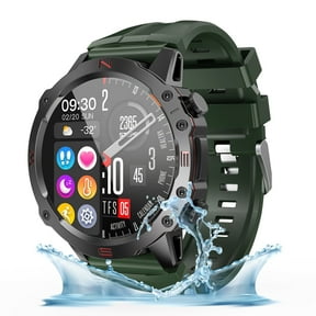 TOPVISION Smart Watch for Men Women, Fitness Tracker with 100+ Sport Modes for Android & iOS, Green
