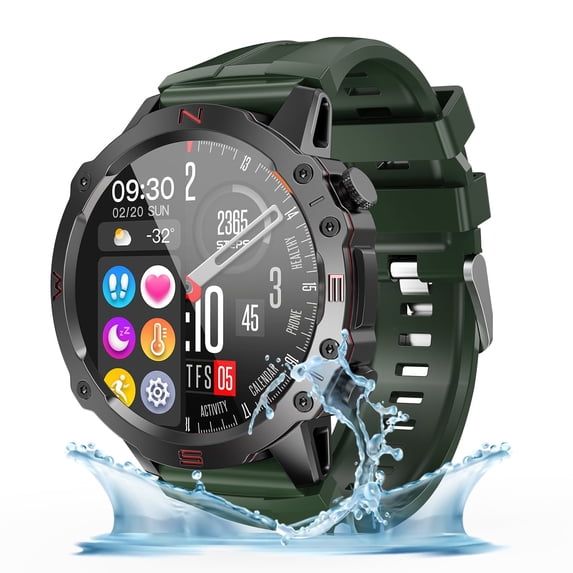 TOPVISION, Smart Watch for Men Women, 100+ Sport Modes, Green - Walmart.com