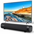 thumbnail image 1 of TOPVISION Sound Bar for TV, 50W Bluetooth 5.4 Soundbar with Subwoofer, 3D Surround Sound System with Optical/AUX/RCA/USB, 1 of 8