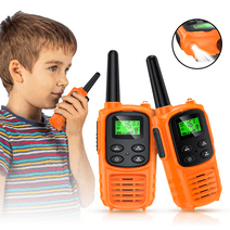 TOPVISION Walkie Talkies for Kids, Toys for 3-12 Year Old Boys Girls 2 Way Radio Toy with Flashlight & LCD Screen, 3 Miles Range for Outside, Camping, Hiking