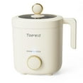thumbnail image 1 of TOPWIT Rice Cooker Small, 2-Cups Uncooked, 1.2L Mini Rice Cooker with Non-stick Coating, BPA Free, Portable Rice Maker with One Touch & Keep Warm Function, Beige, 1 of 8
