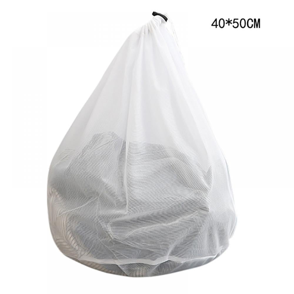 1pc Mesh Laundry Bag Wash Bag,Drawstring Design Travel Mesh