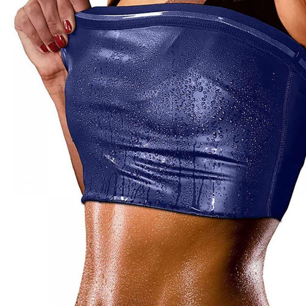 TOPWONER Sweat Sauna Vest for Men Women Body Shaper Waist Trainer Workout Heat Trapping Polymer Shirt Pullover Tank Top