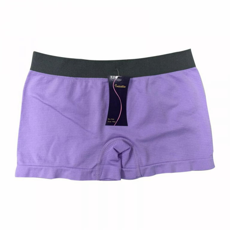 TOPWONER Women's Boyshort Panties Seamless Underwear Stretch Boxer Briefs 