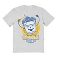 thumbnail image 1 of TORC Brain Food Noodle Bar Kyoto Yellow Graphic Ash Grey Men's Cotton T-Shirt, 1 of 1
